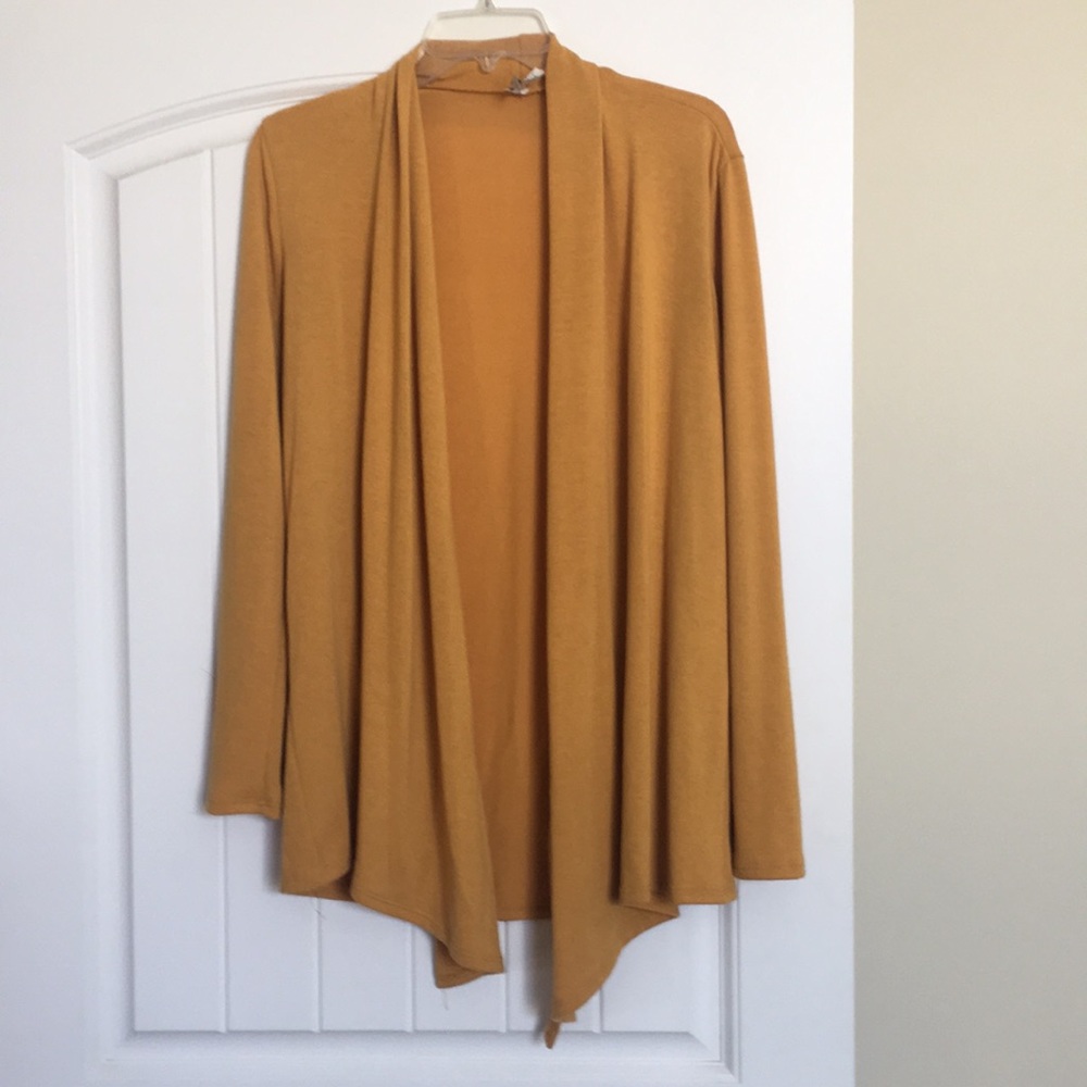 Mustard Slouchy Cardigan